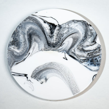 Wooden Turntable - Black and White