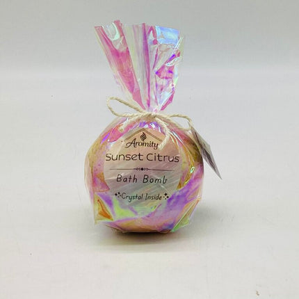 Sunset Citrus - Suprise Mini Crystal Jumbo 10oz Bath Bomb
