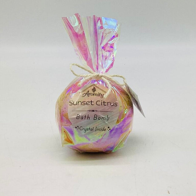Sunset Citrus - Suprise Mini Crystal Jumbo 10oz Bath Bomb