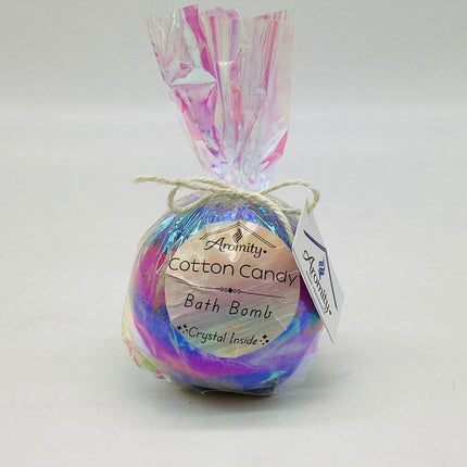 Cotton Candy - Suprise Mini Crystal Jumbo 10oz Bath Bomb