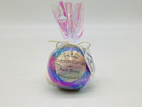 Cotton Candy - Suprise Mini Crystal Jumbo 10oz Bath Bomb