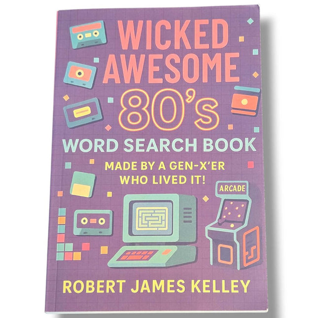 Wicked Awesome 80's Word Search