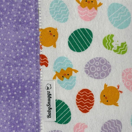 Baby Blanket with Matching Burp Cloth