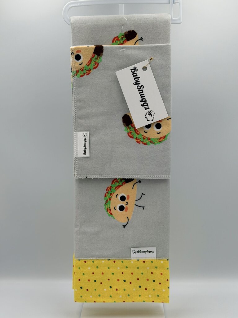 Baby Blanket with Matching Burp Cloth