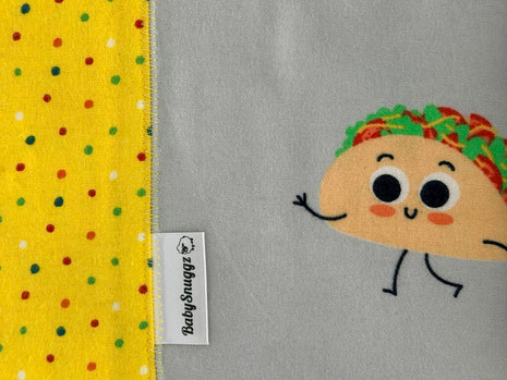 Baby Blanket with Matching Burp Cloth