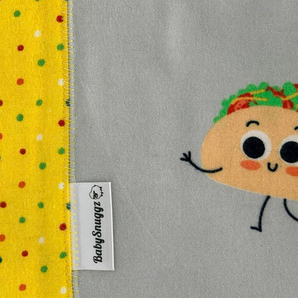 Baby Blanket with Matching Burp Cloth