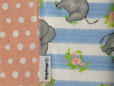 Baby Blanket with Matching Burp Cloth