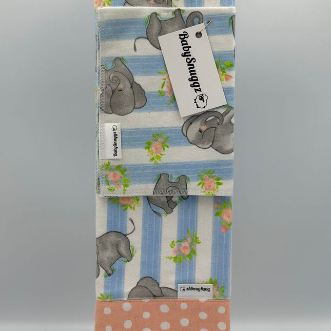 Baby Blanket with Matching Burp Cloth