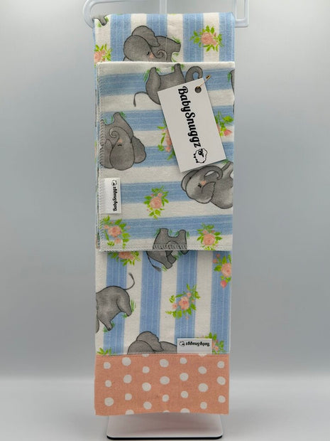 Baby Blanket with Matching Burp Cloth