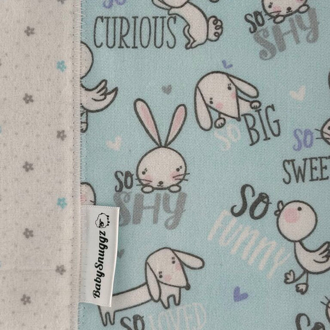 Baby Blanket with Matching Burp Cloth