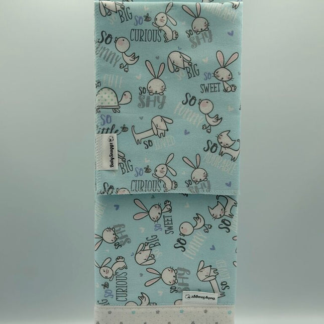 Baby Blanket with Matching Burp Cloth