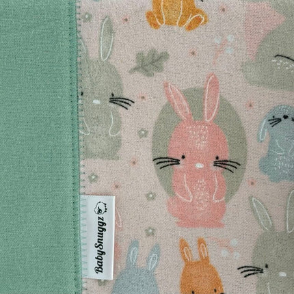 Baby Blanket with Matching Burp Cloth