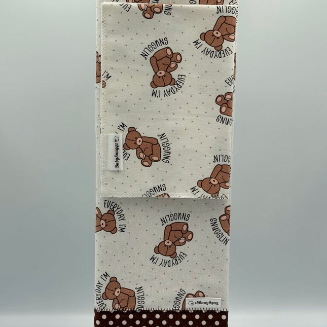 Baby Blanket with Matching Burp Cloth