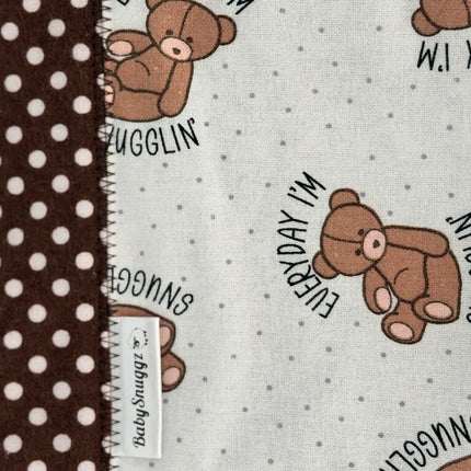 Baby Blanket with Matching Burp Cloth