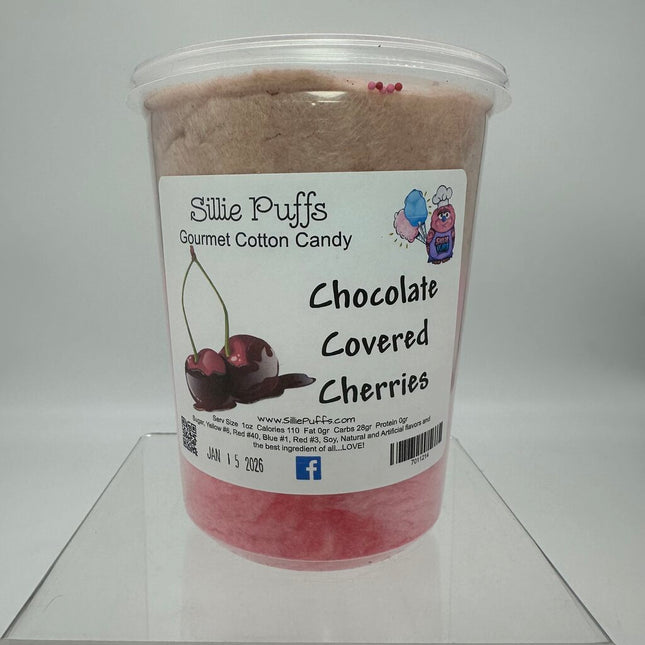 Chocolate Covered Cherries Cotton Candy