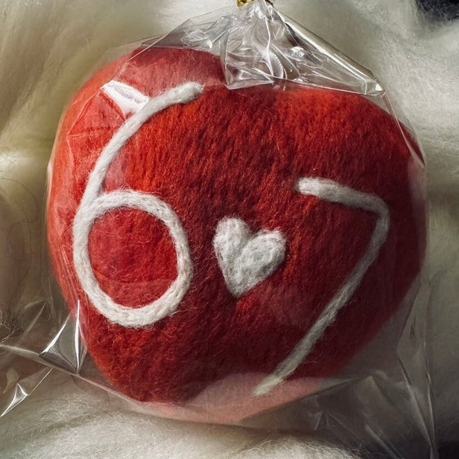 Wool Conversation Heart- 6-7