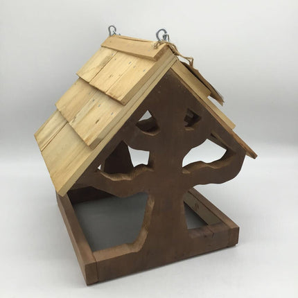 Rustic Wood Birdfeeder
