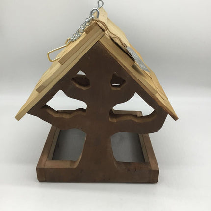 Rustic Wood Birdfeeder