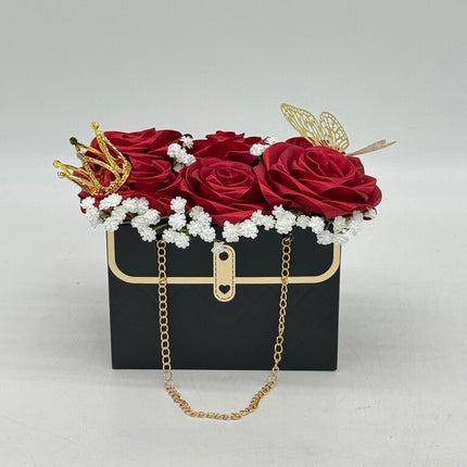 Black Purse bouquet