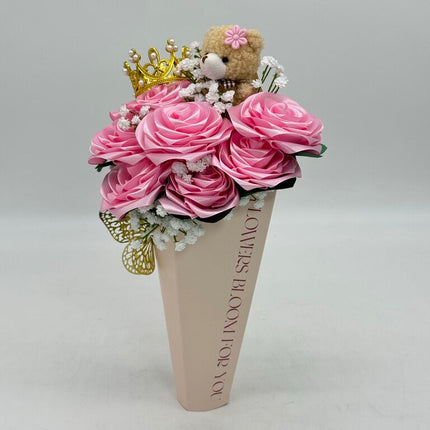 Pink Teddy Bouquet