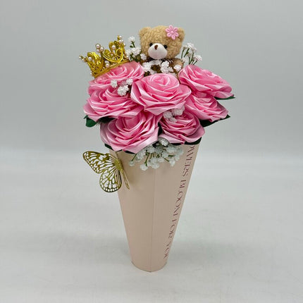Pink Teddy Bouquet