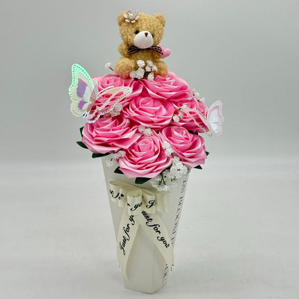 Pink Teddy Bouquet