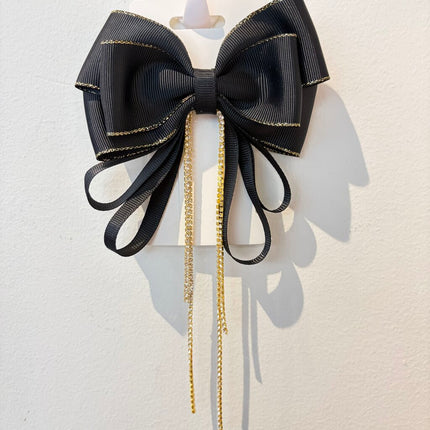 Black and Gold Hair Clip