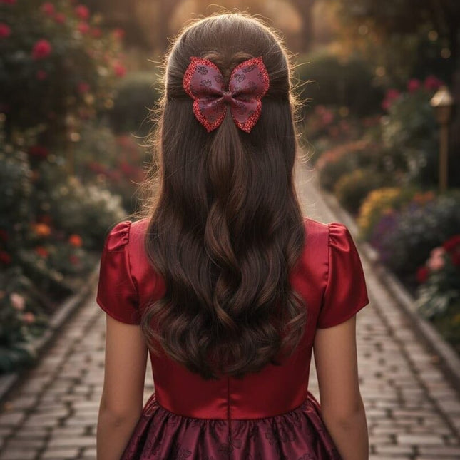 Red Flower Butterfly