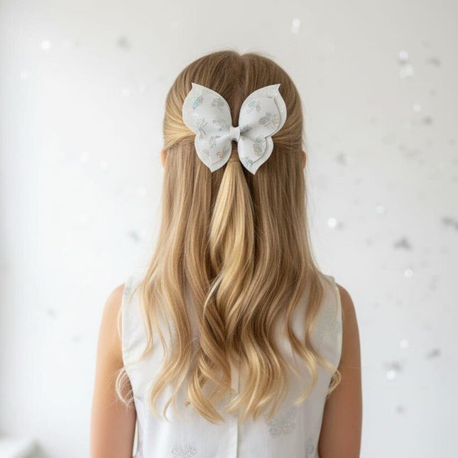 White and Silver Butterfly