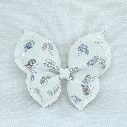 White and Silver Butterfly