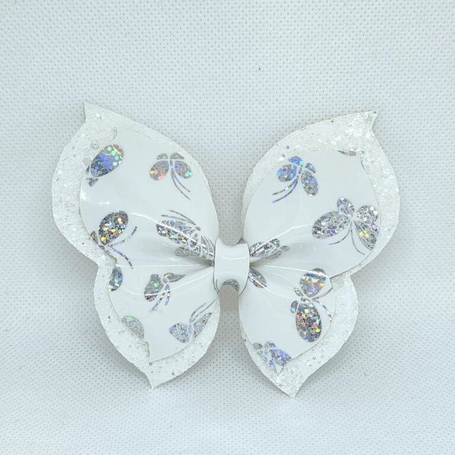 White and Silver Butterfly