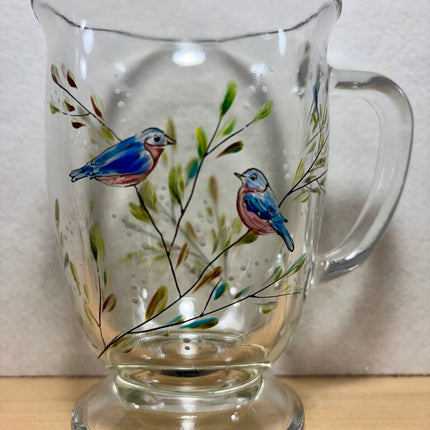 Blue birds mug