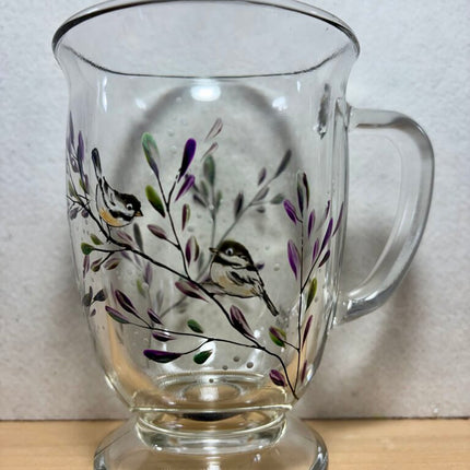 Chickadees birds mug