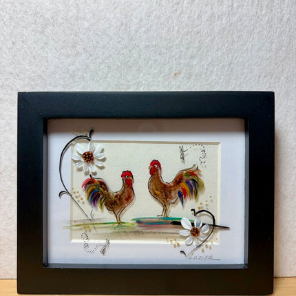 Roosters mini frame