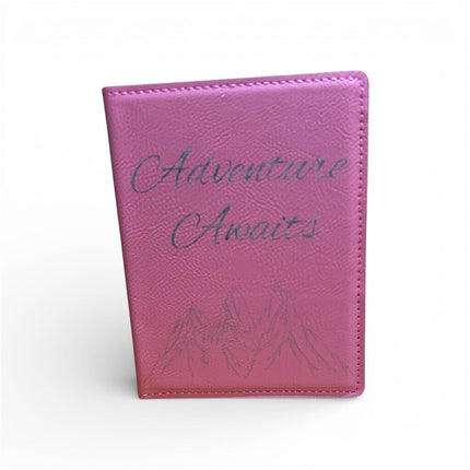Passport Holder Adventure Pink