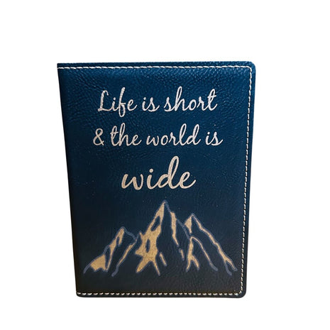 Passport Holder World is Wide Black