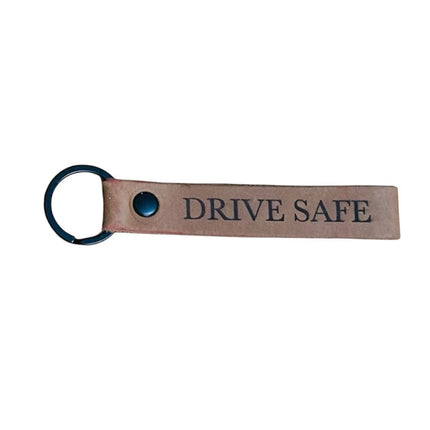 Leather Key Chain Drive Safe