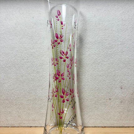 Bud vase rainier fields burgundy