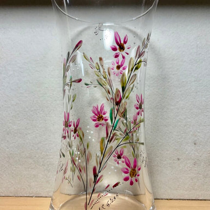 Sydney vase daisies burgundy eucalyptus