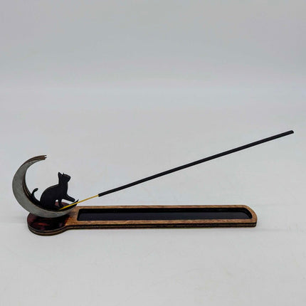 HD - Incense Holder Cat on the Moon