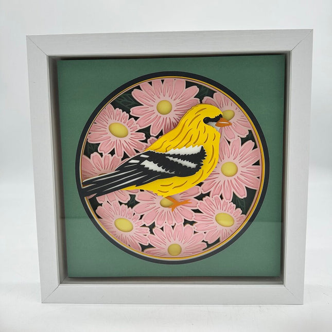Finch Shadowbox Pink