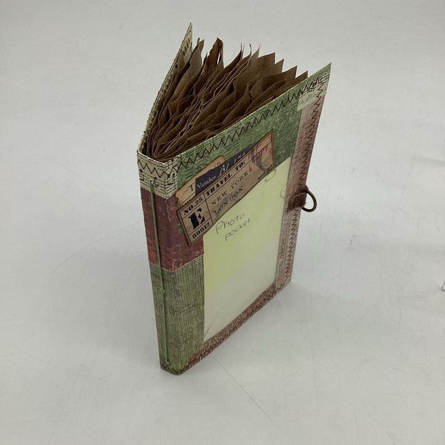 Recycled packaging handmade notebook