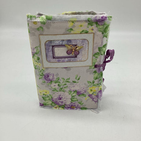 Purple butterfly handmade journal