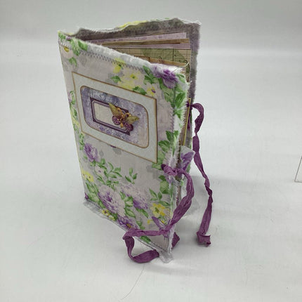 Purple butterfly handmade journal