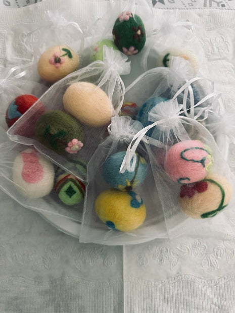Felted Easter Eggs