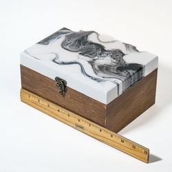 Large Keepsake Chest Black and white - view 5