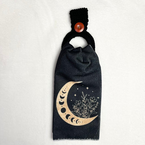 Hanging Towel Set - Crescent Moon Phases