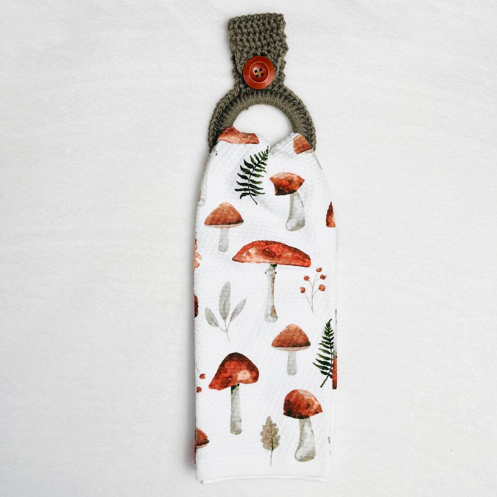 Hanging Towel Set - Mushrooms & Ferns