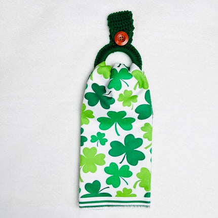 Hanging Towel Set - Green Shamrocks