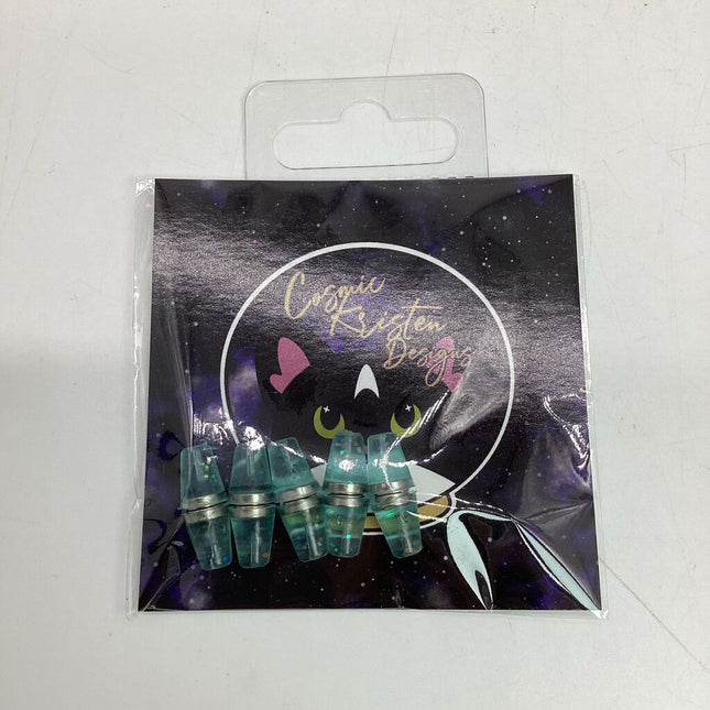 Stick with Me Backs - 10 Pack Teal Glitter